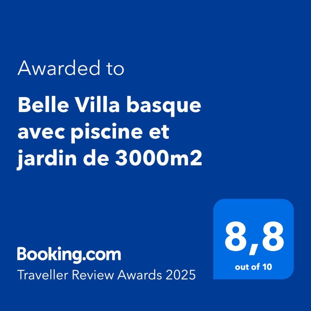 Belle Villa Basque Avec Piscine Et Jardin De 3000M2 Saint-Jean-de-Luz Exteriör bild